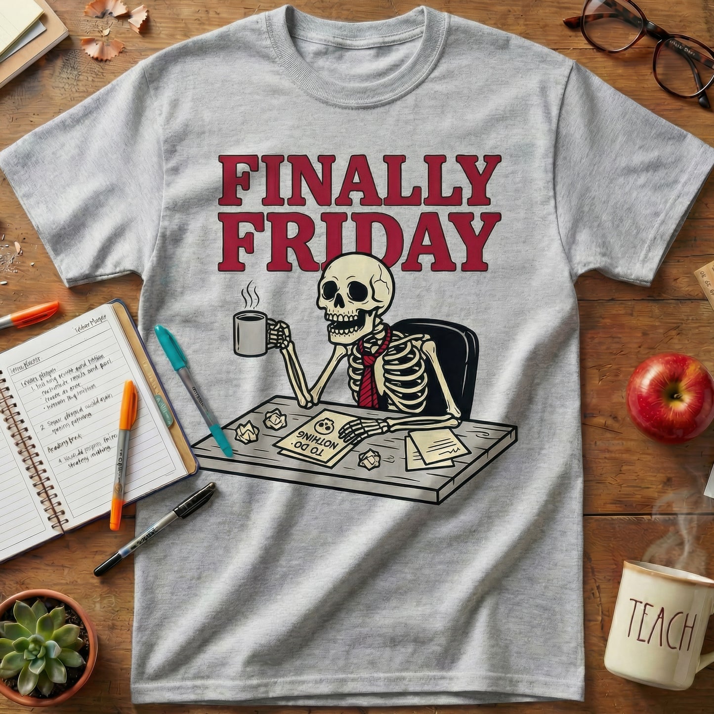 Finally Friday Teacher Tee