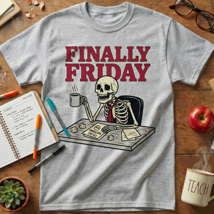 Finally Friday Teacher Tee