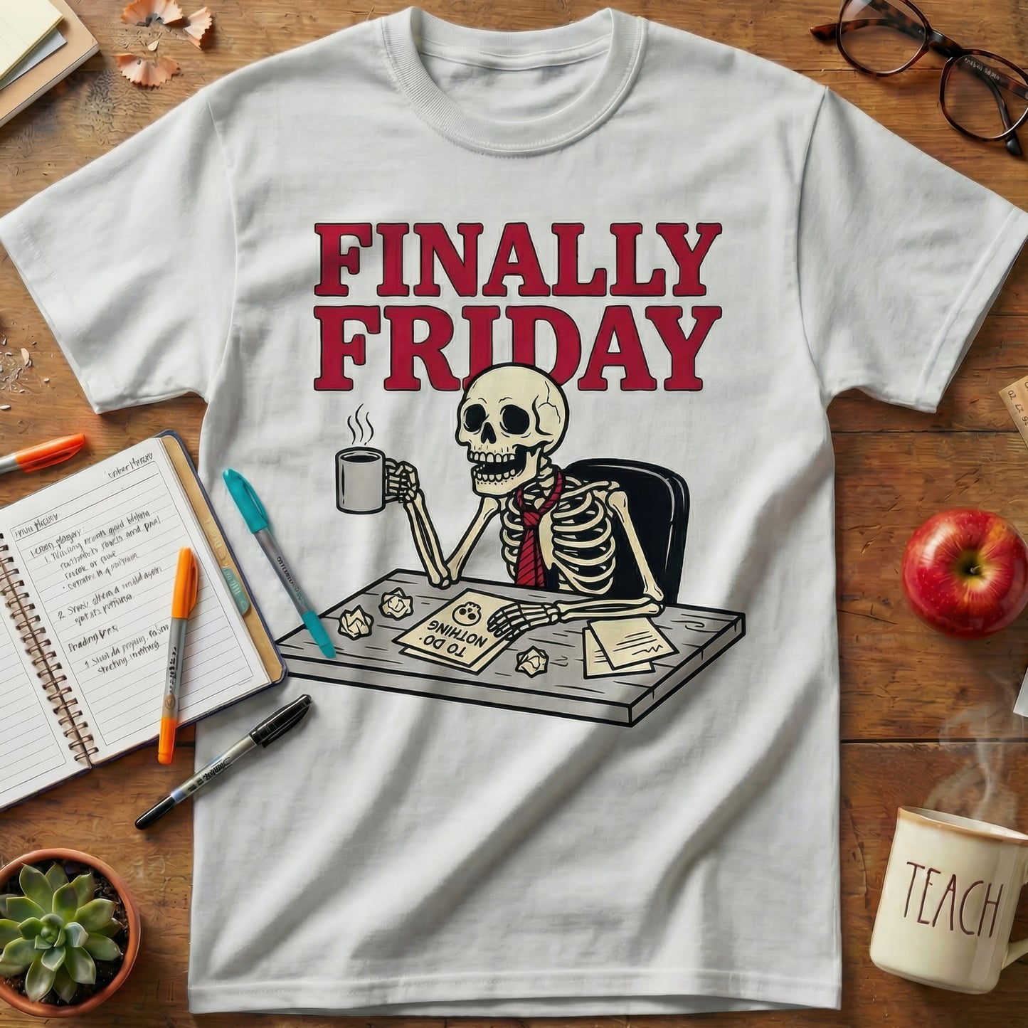 Finally Friday Teacher Tee