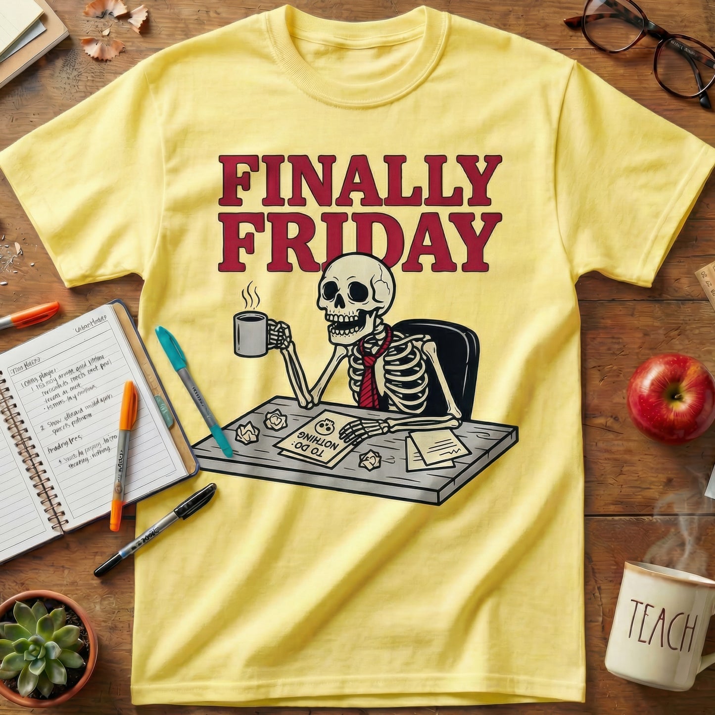 Finally Friday Teacher Tee
