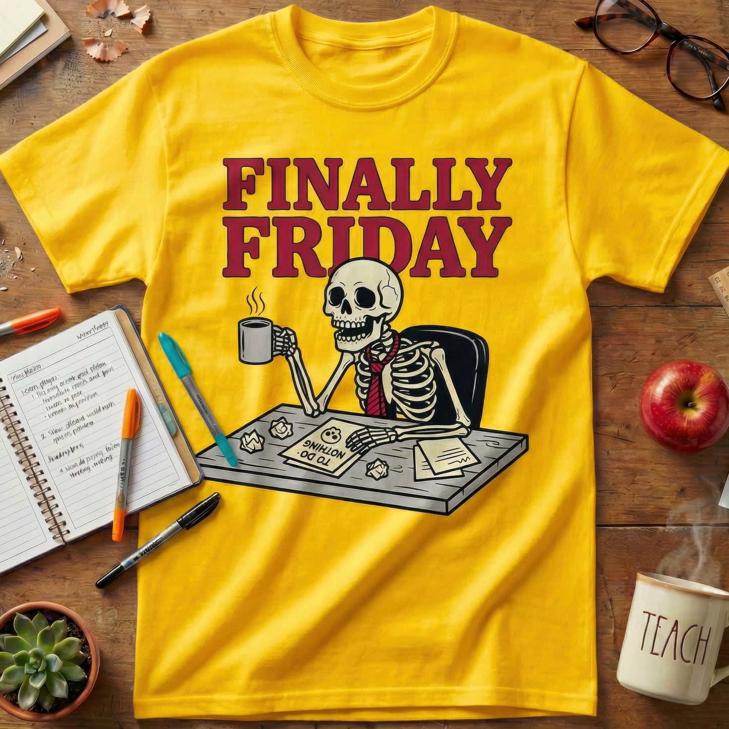 Finally Friday Teacher Tee