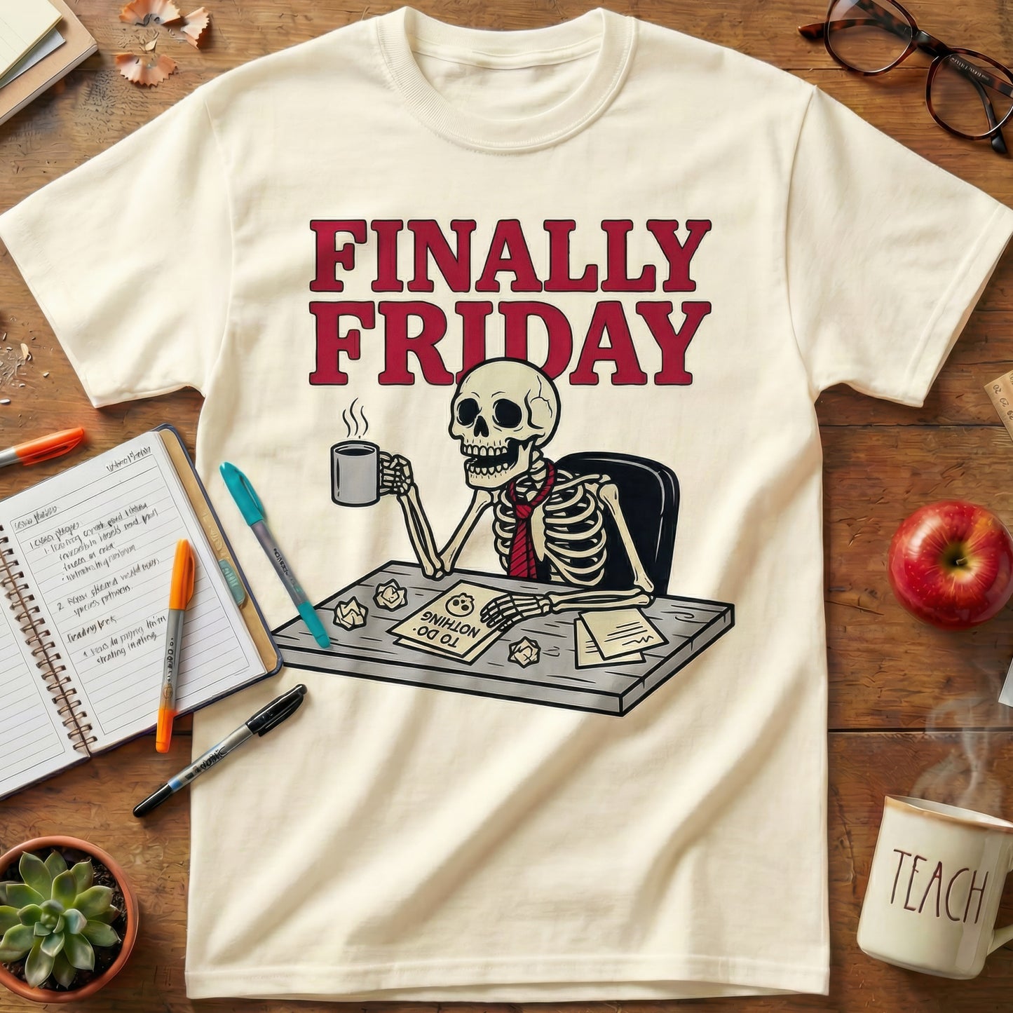 Finally Friday Teacher Tee