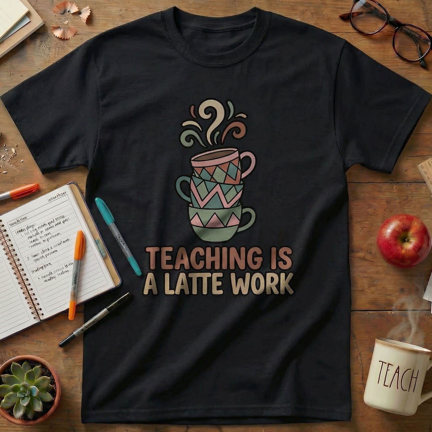 Teaching Is a Latte Work Tee