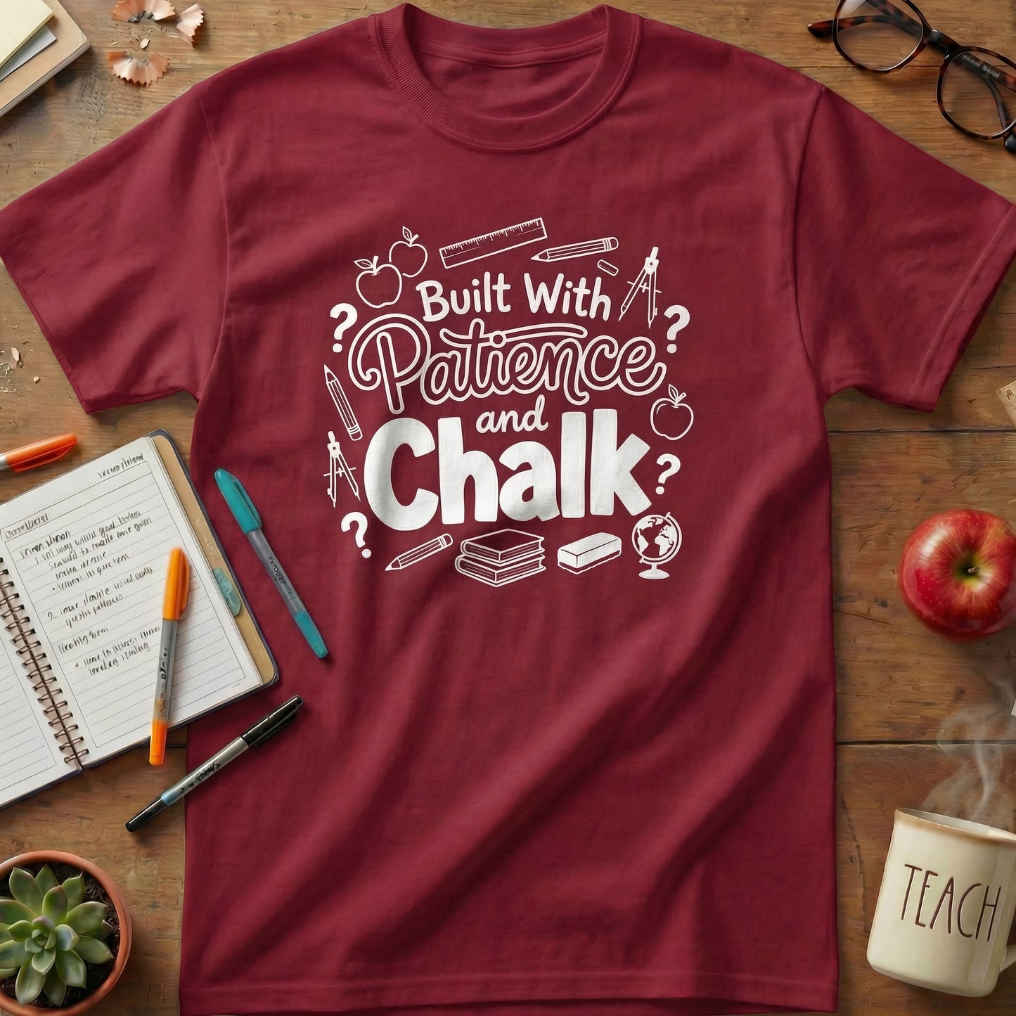 Built With Patience & Chalk Tee Ver II