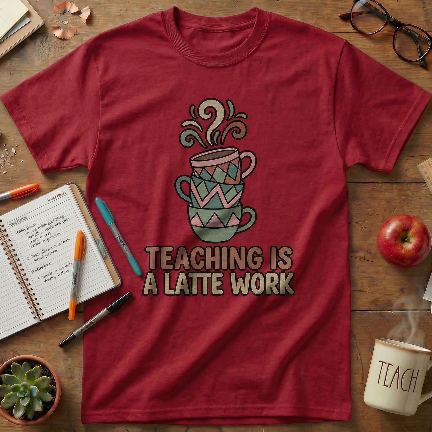 Teaching Is a Latte Work Tee