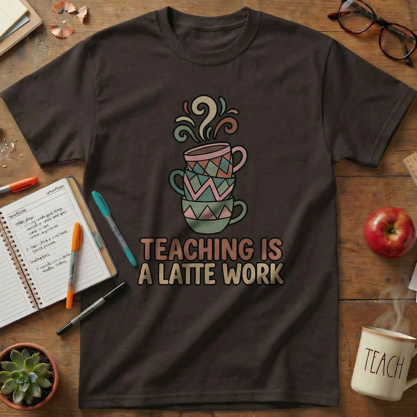 Teaching Is a Latte Work Tee