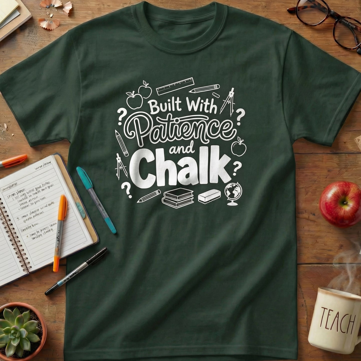 Built With Patience & Chalk Tee Ver II