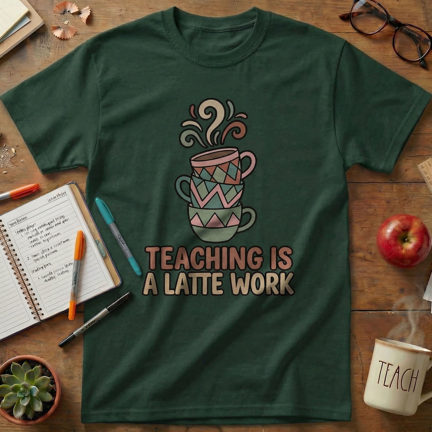 Teaching Is a Latte Work Tee
