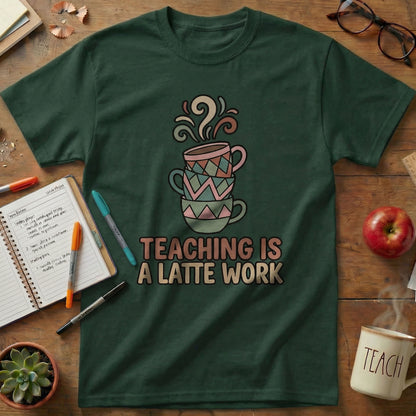 Teaching Is a Latte Work Tee