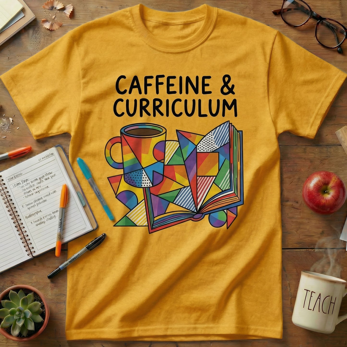 Caffeine & Curriculum Tee