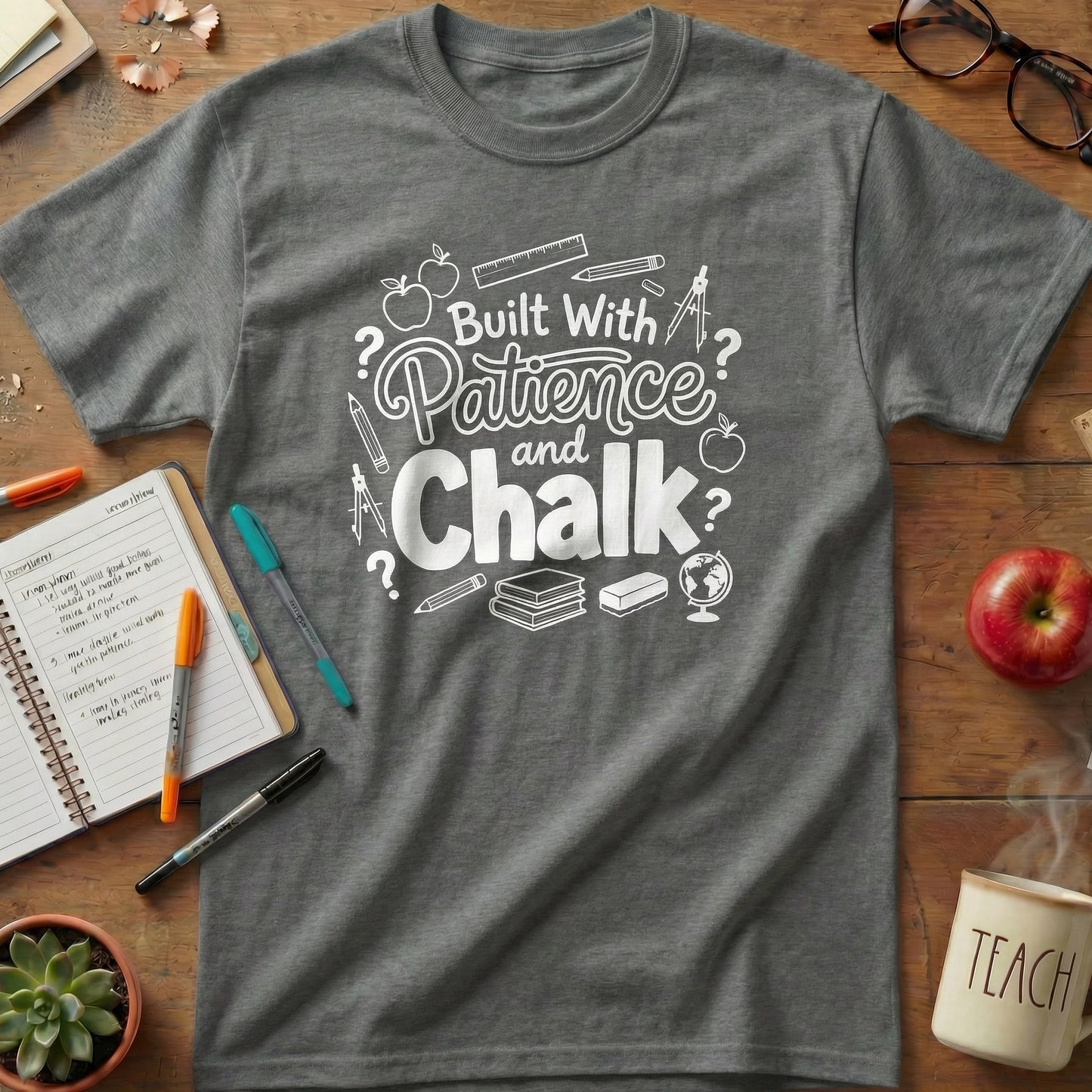Built With Patience & Chalk Tee Ver II