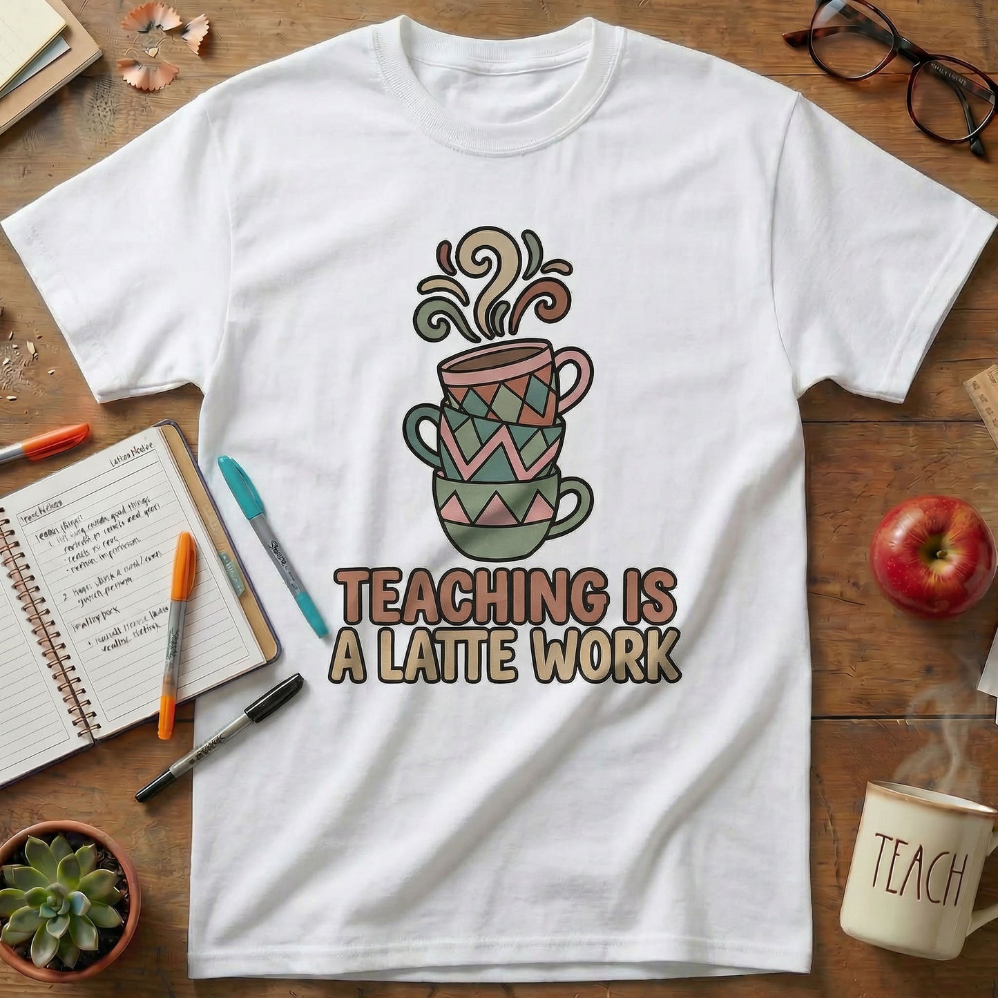 Teaching Is a Latte Work Tee