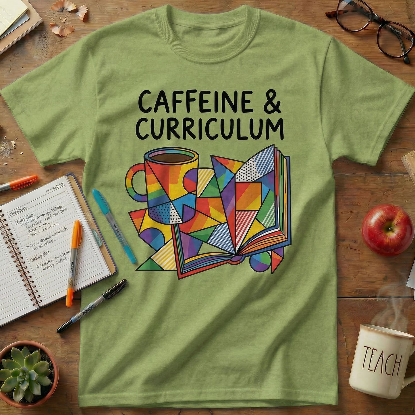 Caffeine & Curriculum Tee