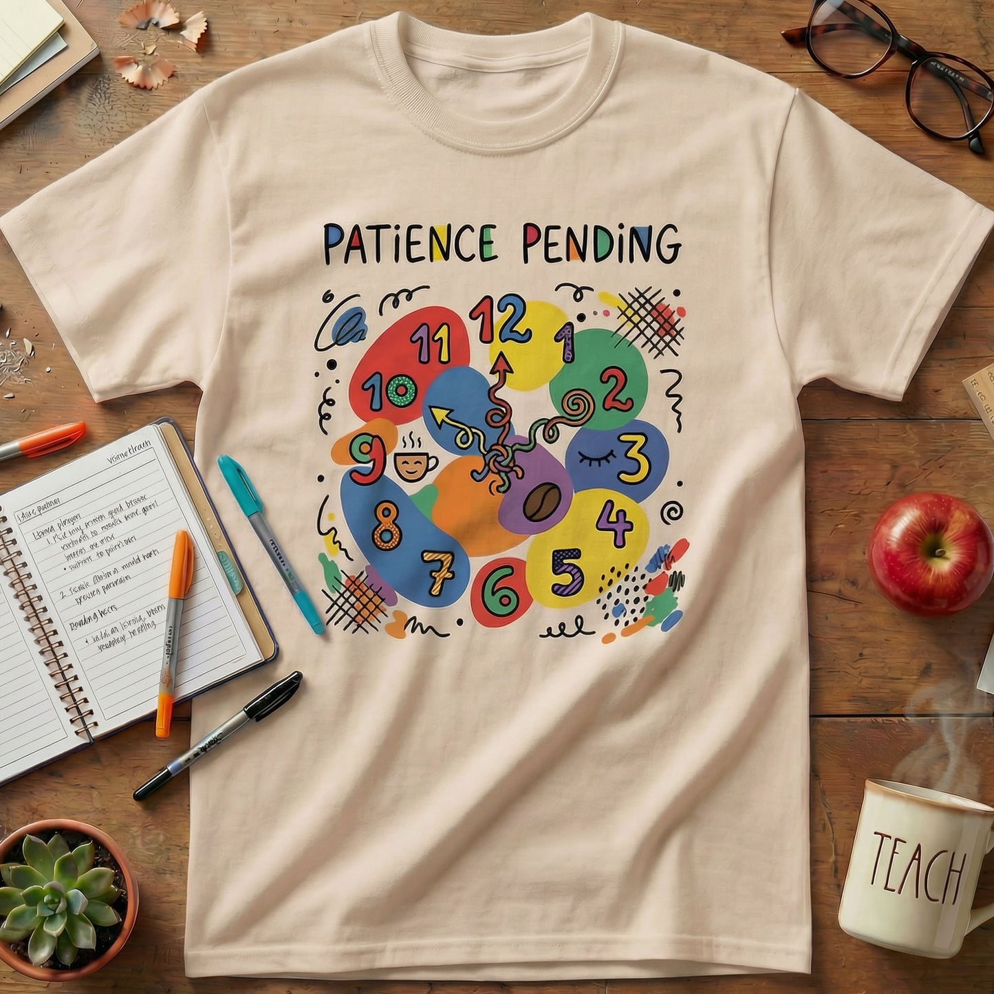 Patience Pending Math Teacher Tee