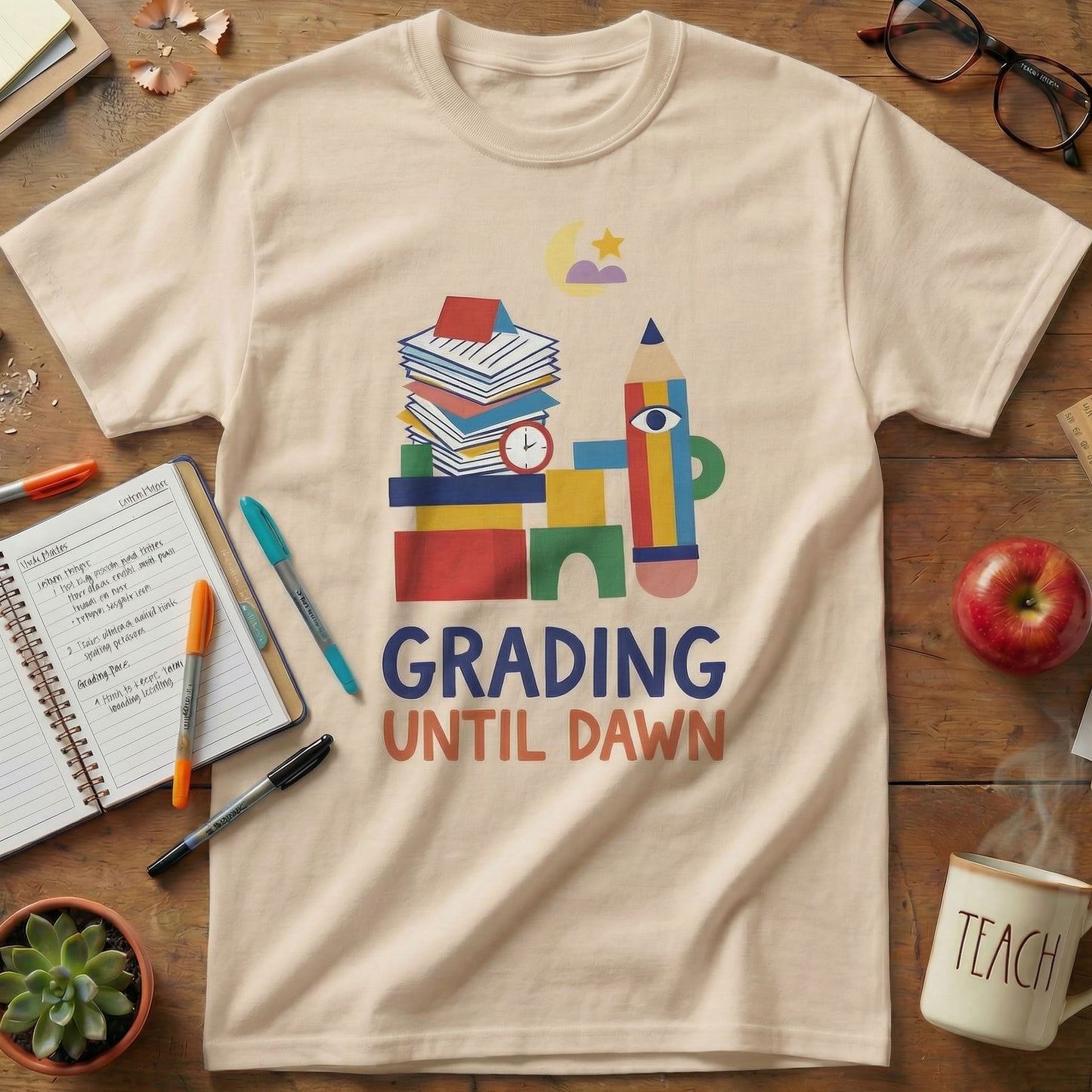 Grading Until Dawn Teacher Tee