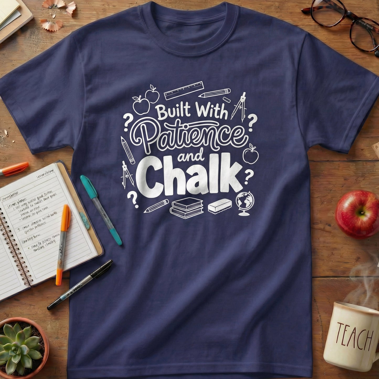 Built With Patience & Chalk Tee Ver II