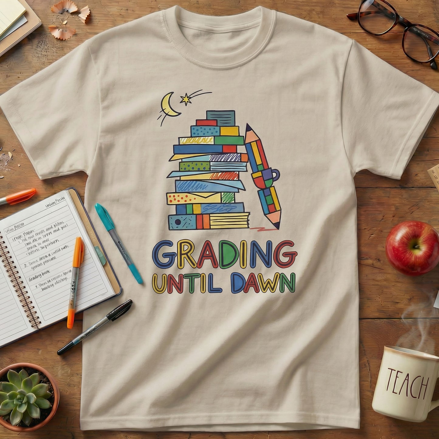Grading Until Dawn Dark Tee