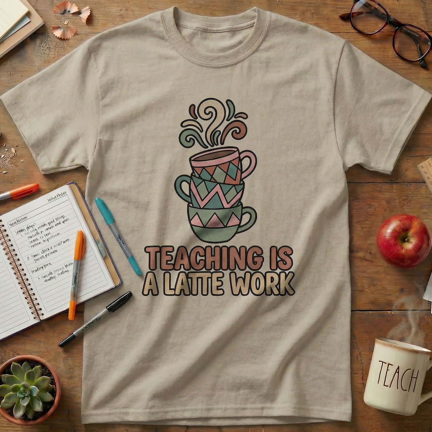 Teaching Is a Latte Work Tee