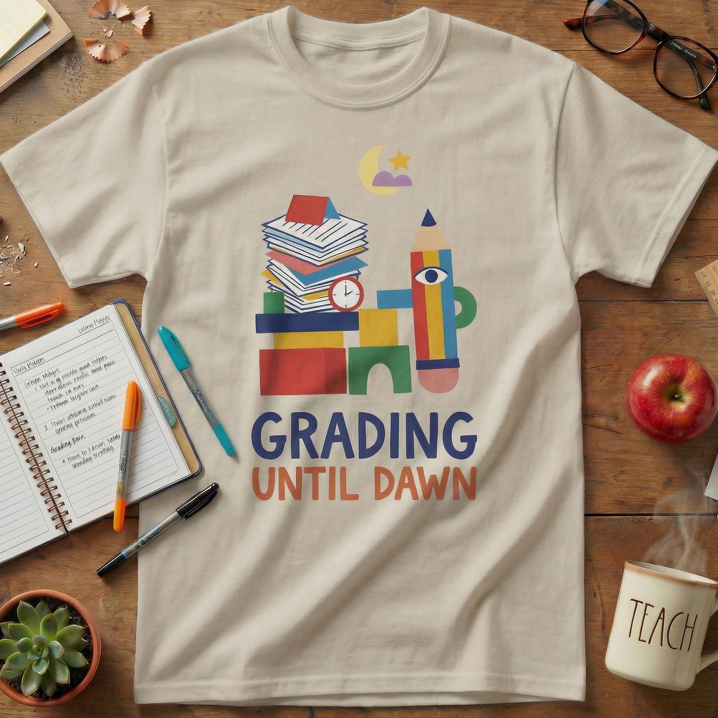 Grading Until Dawn Teacher Tee