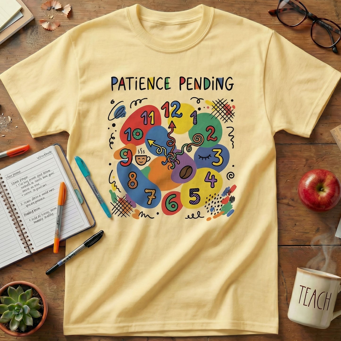 Patience Pending Math Teacher Tee